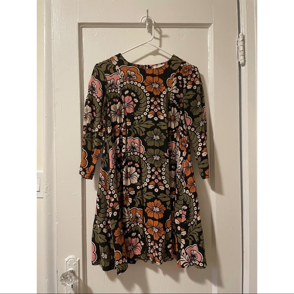 H&M Paisley Floral Mini Dress